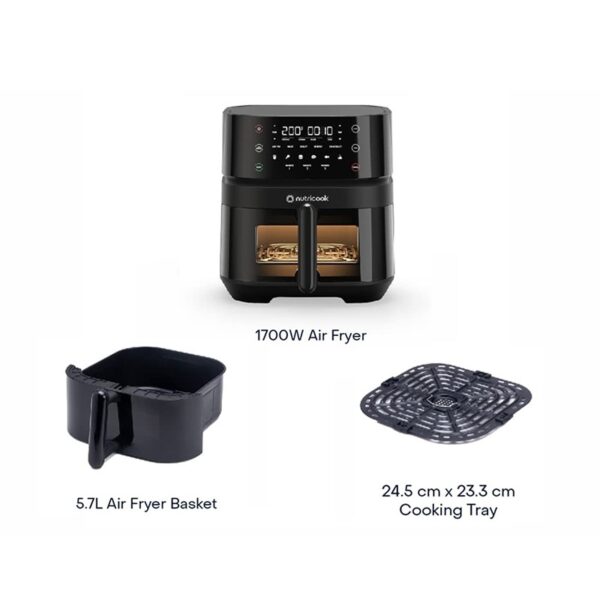 سرخ کن نوتریکوک مدل NUTRICOOK 3 Vision NC-AF357V مشکی - Image 7