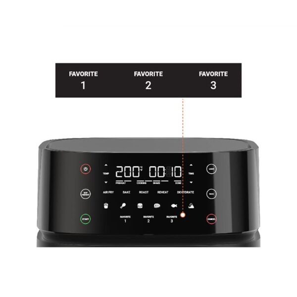 سرخ کن نوتریکوک مدل NUTRICOOK 3 Vision NC-AF357V مشکی - Image 9