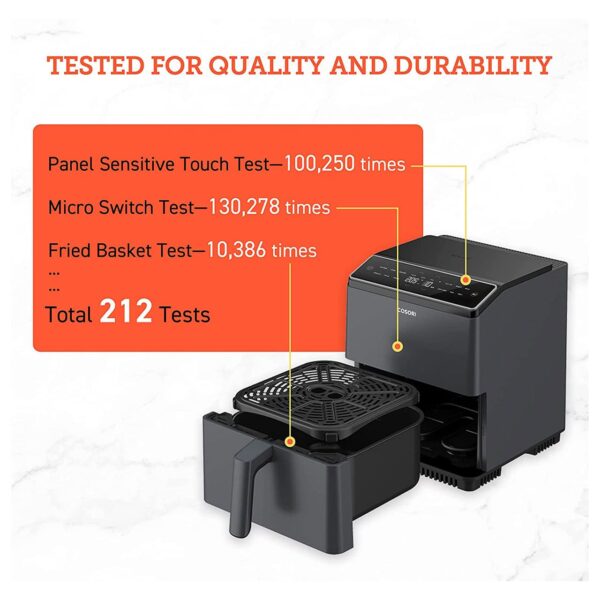 سرخ کن کوسوری مدل COSORI CAF-P583S مشکی - Image 8