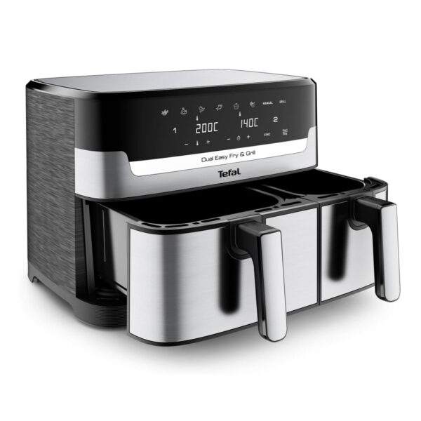 سرخ کن دوقلو و گریل تفال مدل TEFAL EY905D40 مشکی - Image 2