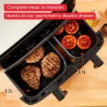 سرخ کن دوقلو و گریل تفال مدل TEFAL EY905D40 مشکی - Image 4