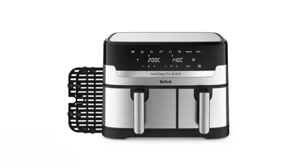 سرخ کن دوقلو و گریل تفال مدل TEFAL EY905D40 مشکی - Image 9