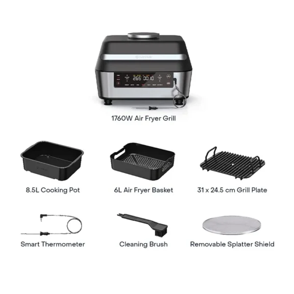 سرخ کن و گریل نوتریکوک مدل NUTRICOOK AFG960 مشکی - Image 10