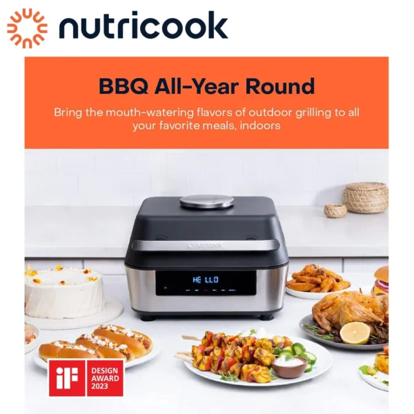 سرخ کن و گریل نوتریکوک مدل NUTRICOOK AFG960 مشکی - Image 7