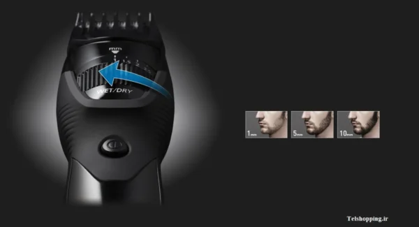 ماشین اصلاح سر و صورت پاناسونیک مدل ER-GB42-K مشکی - Image 6