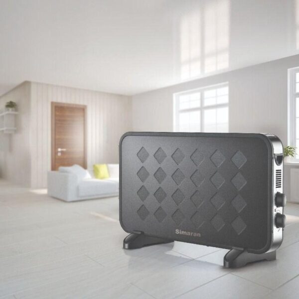 بخاری هیتر برقی سیماران مدل SCH-DL03 مشکی - Image 2