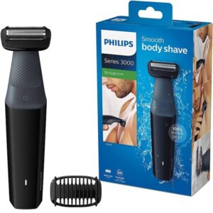 ماشین اصلاح موی بدن (بادی شیو)فیلیپس سری 3000 مدل BG3010 مشکی