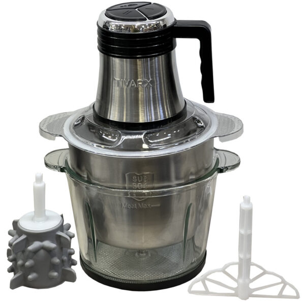 خردکن تیوارکس مدل TX-6187 مشکی استیل - Image 4