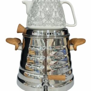 کتری قوری رو گازی (T.GH) قیطاسی 5 لیتری مدل 7725 استیل