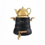 کتری قوری رو گازی نزاز 5 لیتری کد 3026 مشکی طلایی - Image 4