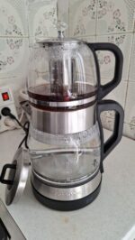 چای ساز روی هم گوسونیک مدل GST-783 مشکی استیل - Image 9