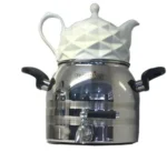 کتری قوری رو گازی امپراتور 5 لیتری استیل - Image 6