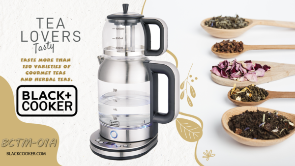 چای ساز بلک+کوکر روی هم مدل BCTM-01A استیل - Image 2