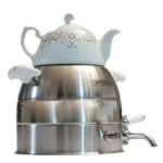 کتری قوری رو گازی امپراتور 5 لیتری استیل - Image 5