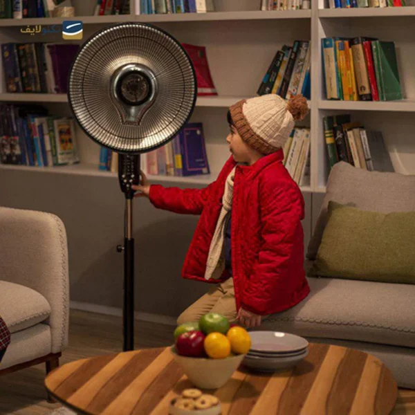 هیتر برقی  هالوژنی ویداس مدل VIR-8088 مشکی - Image 5