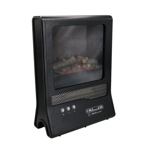 شومینه برقی آراسته مدل EFPA2000 فن دار ۲۰۰۰ وات مشکی - Image 3