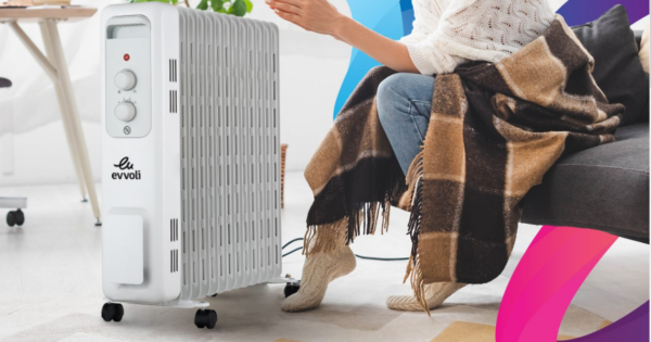 شوفاژ برقی ایوولی مدل EVOH_13MW توان 2500 سفید - Image 4